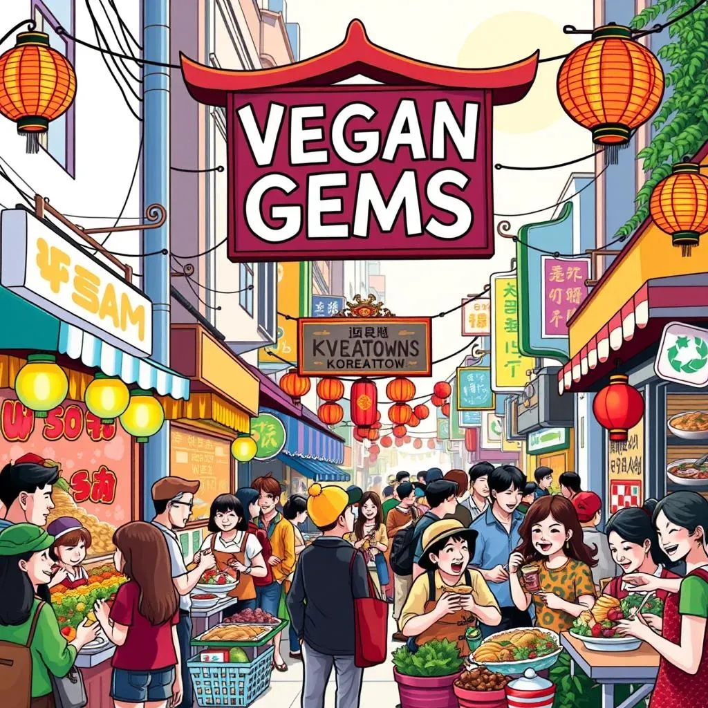 Finding Vegan Gems in Koreatown's Culinary Scene